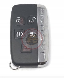Смарт ключ Jaguar (Ягуар) с чипом и кнопками центрального замка